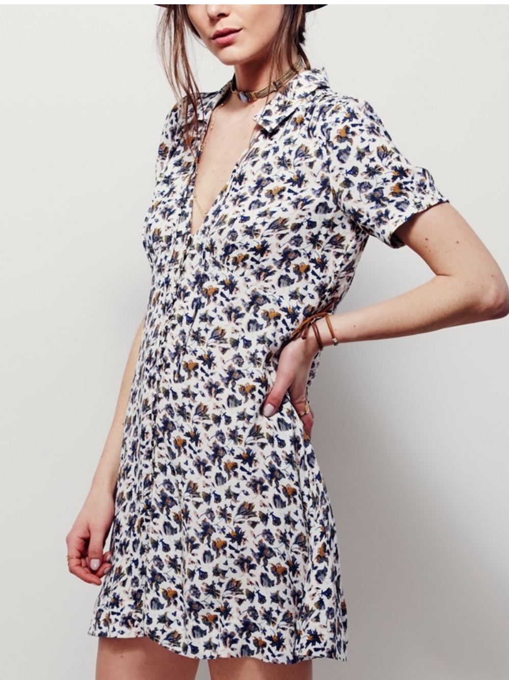 Free People Melody Mini Dress- Size 10
